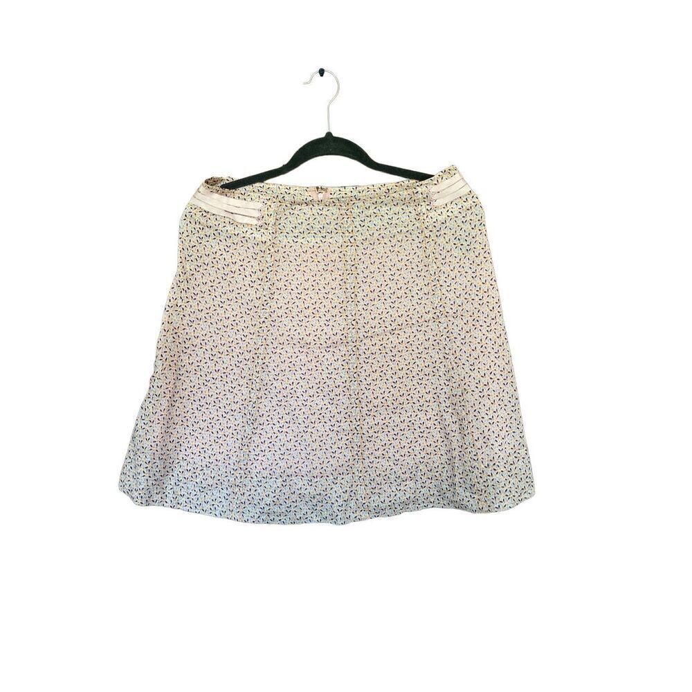 Marc Jacobs Womens Multicolor Floral Print Straight Hemline Mini Skirt Size 4